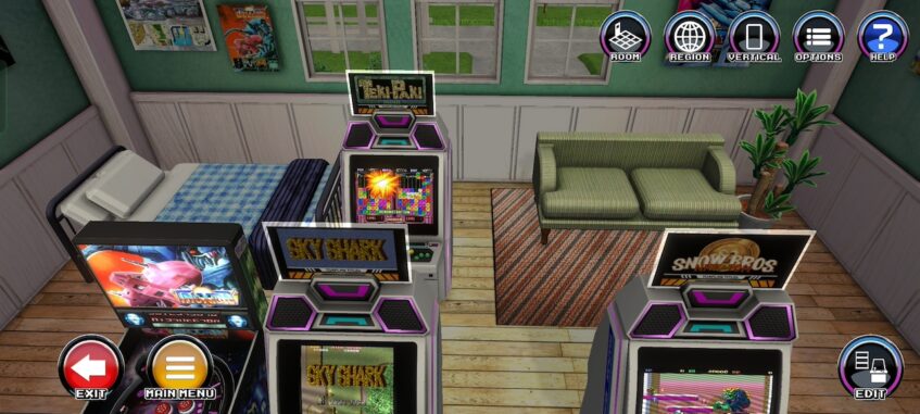 Kamar Arcade yang Disesuaikan di Aplikasi Toaplan Arcade Hiburan