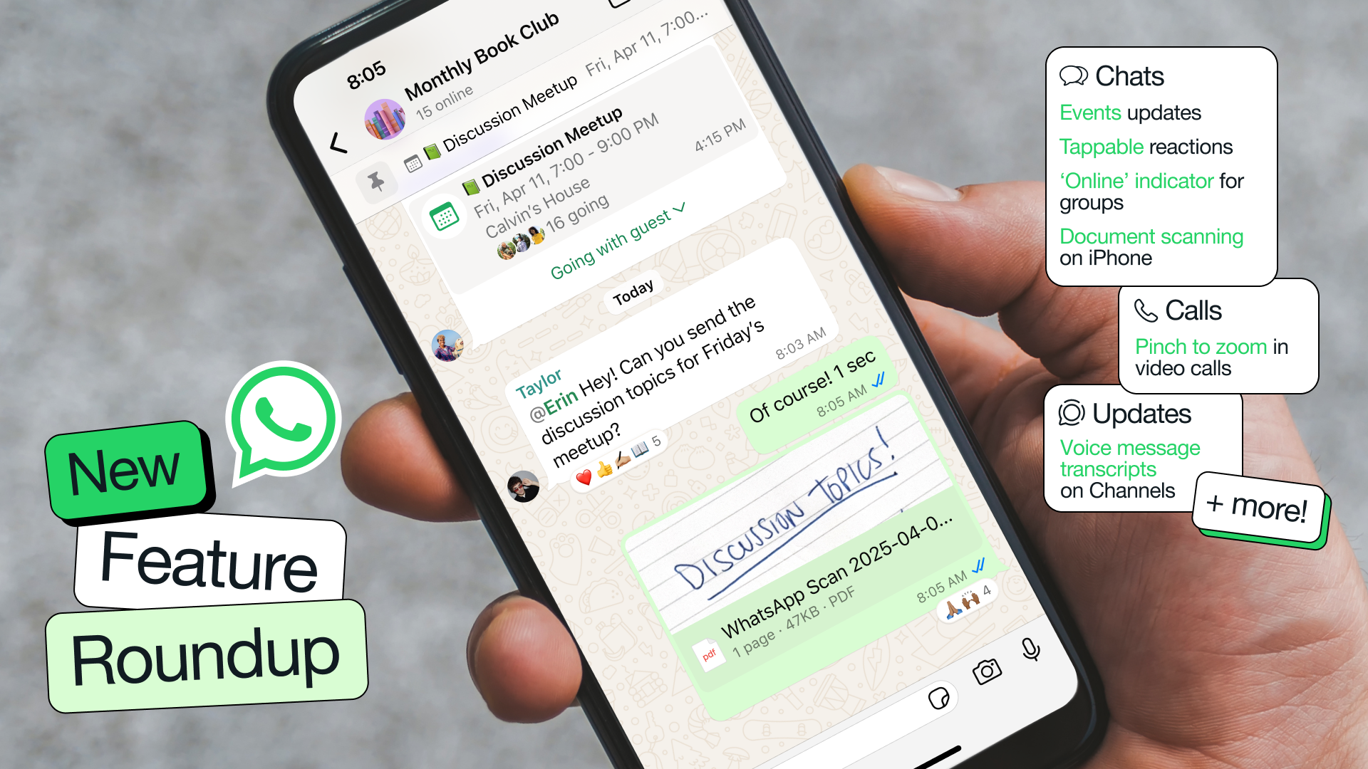 WhatsApp baru saja membuang banyak fitur baru ke tangan kami 4