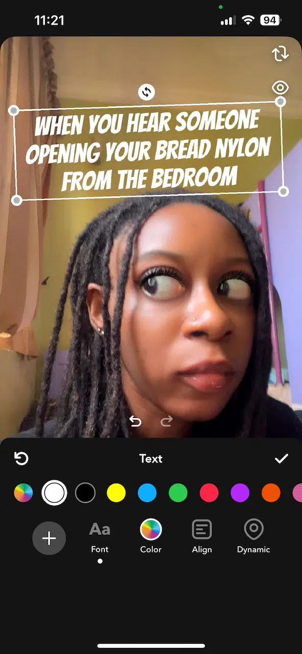 Meme snapchat lensa dibuat dengan lensa studio